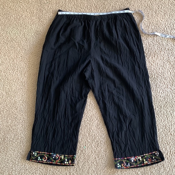 Vintage Crepe Pants Suits Sz 2X - Picture 12 of 16